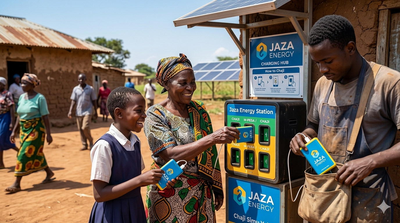 solar powerbank from jaza energy